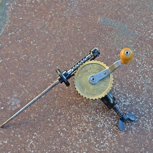 Vintage Knife Sharpener, Grinder Knife, Hand Round Knife Sharpener, Grindstone, Made in Sweden