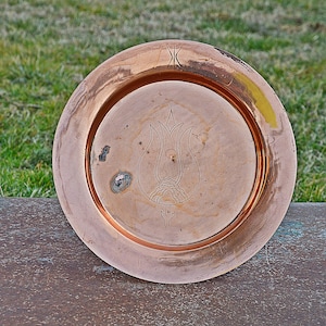 Copper Plate, Vintage Copper Plate, Art Decorative Plate, Copper Dish, Collectibles Plate