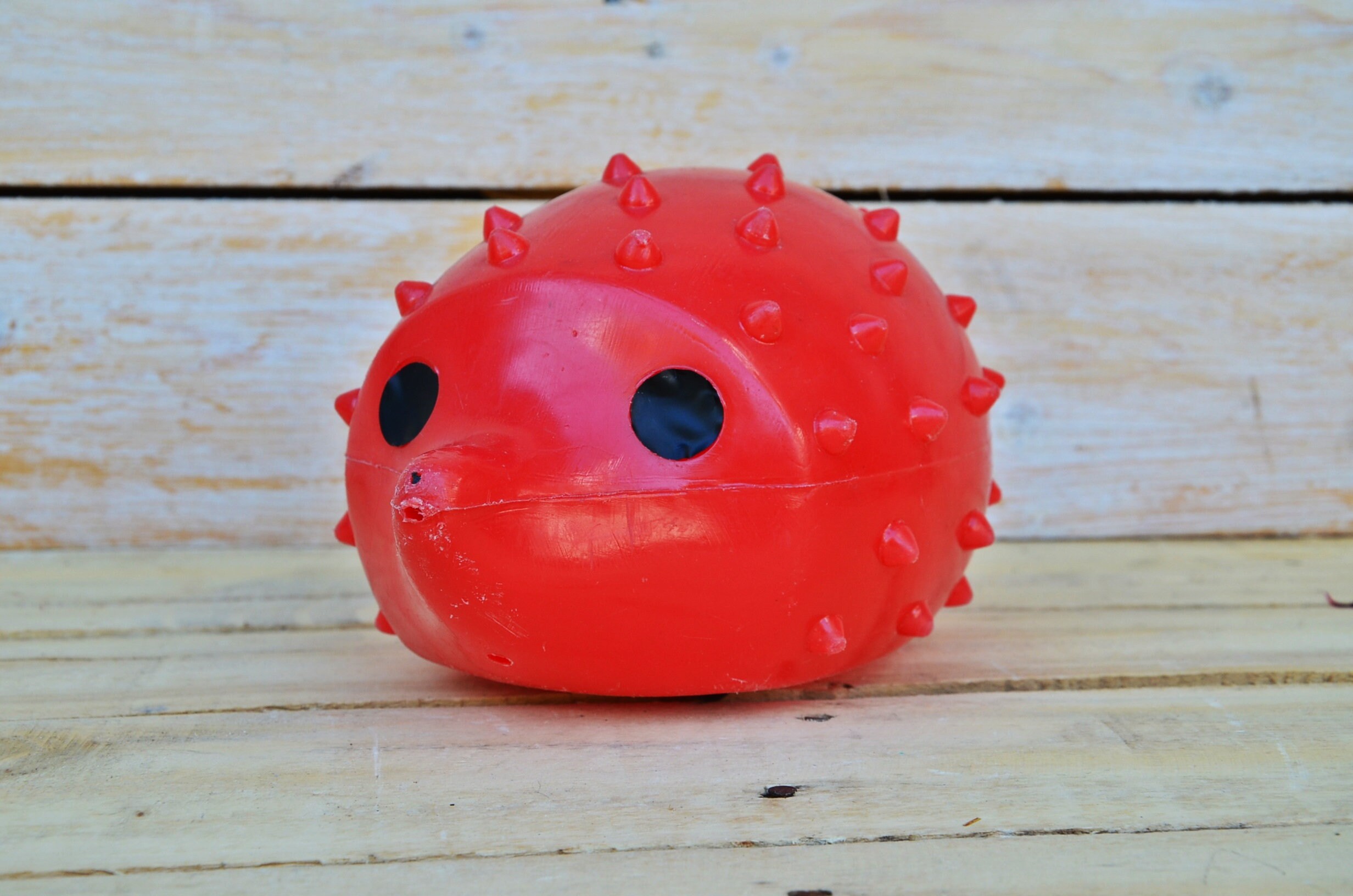 ヴィンテージプラスチック製ハリネズミのおもちゃ、ソビエト時代の