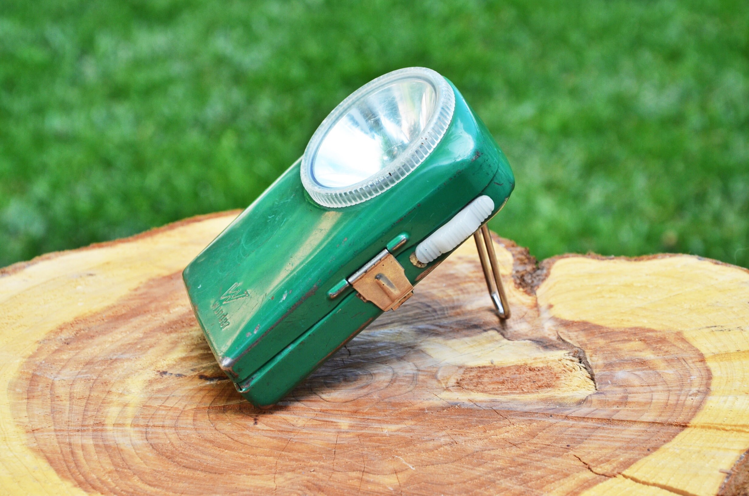 LAMPE TORCHE WONDER type carol made in France 24 cm vintage PORT
