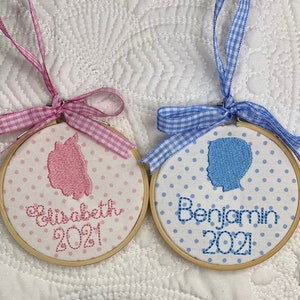 Personalized Silhouette Ornament