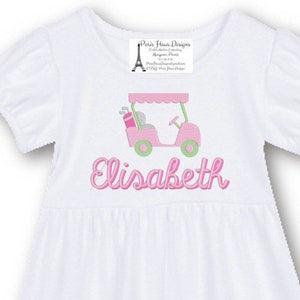Robe monogrammée Golf pour fille