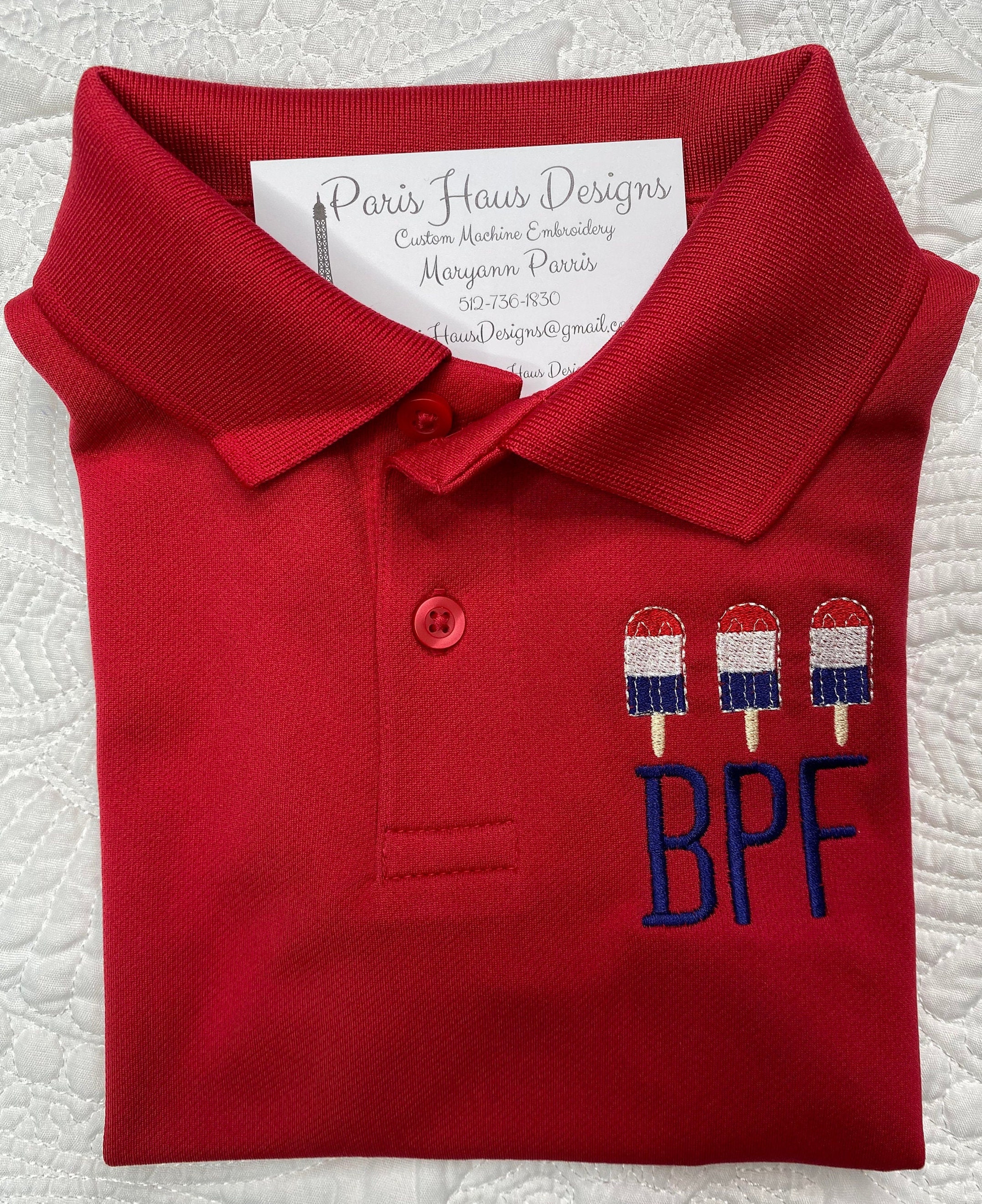 Boys Polo Patriotic Designs - Etsy Israel
