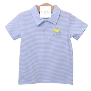 Boys Golf Monogram Polo image 2