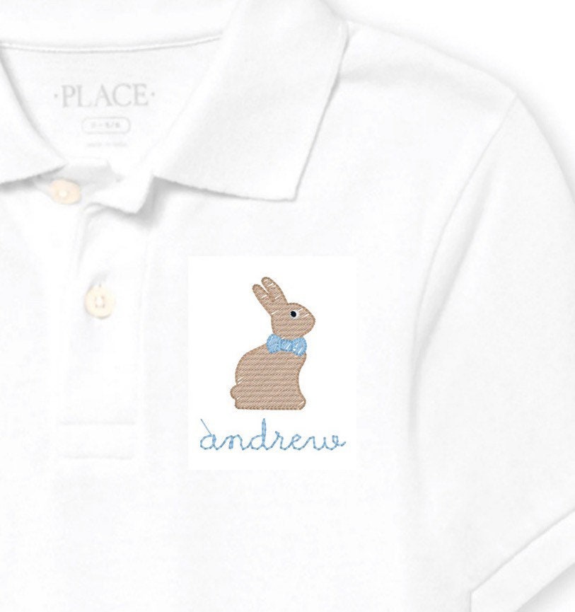 Easter Monogram Polo Shirt