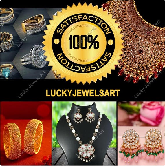 Collier Indien Style Statement Avec CZ Et Onyx Noire - Plaqué Or, Longueur 30 Cm