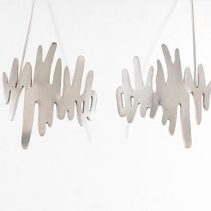Sterling Silver Squiggle Earrings