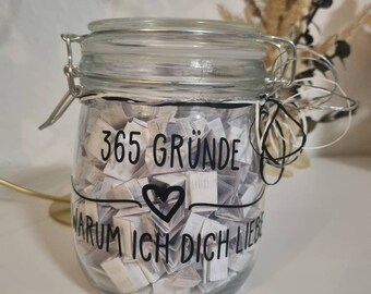 Geschenk 365 gründe warum ich dich liebe