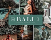 5 Moody Bali Mobile Lightroom Presets Mobile Christmas Wedding Instagram Dark Tropical Beach Summer Blogger Travel VSCO Jungle Nature