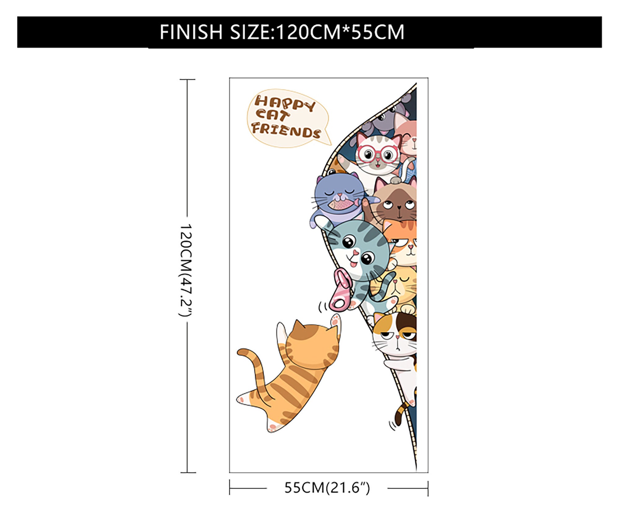 Cartoon Door Sticker Children Room Bedroom Wall Decoration Etsy UK