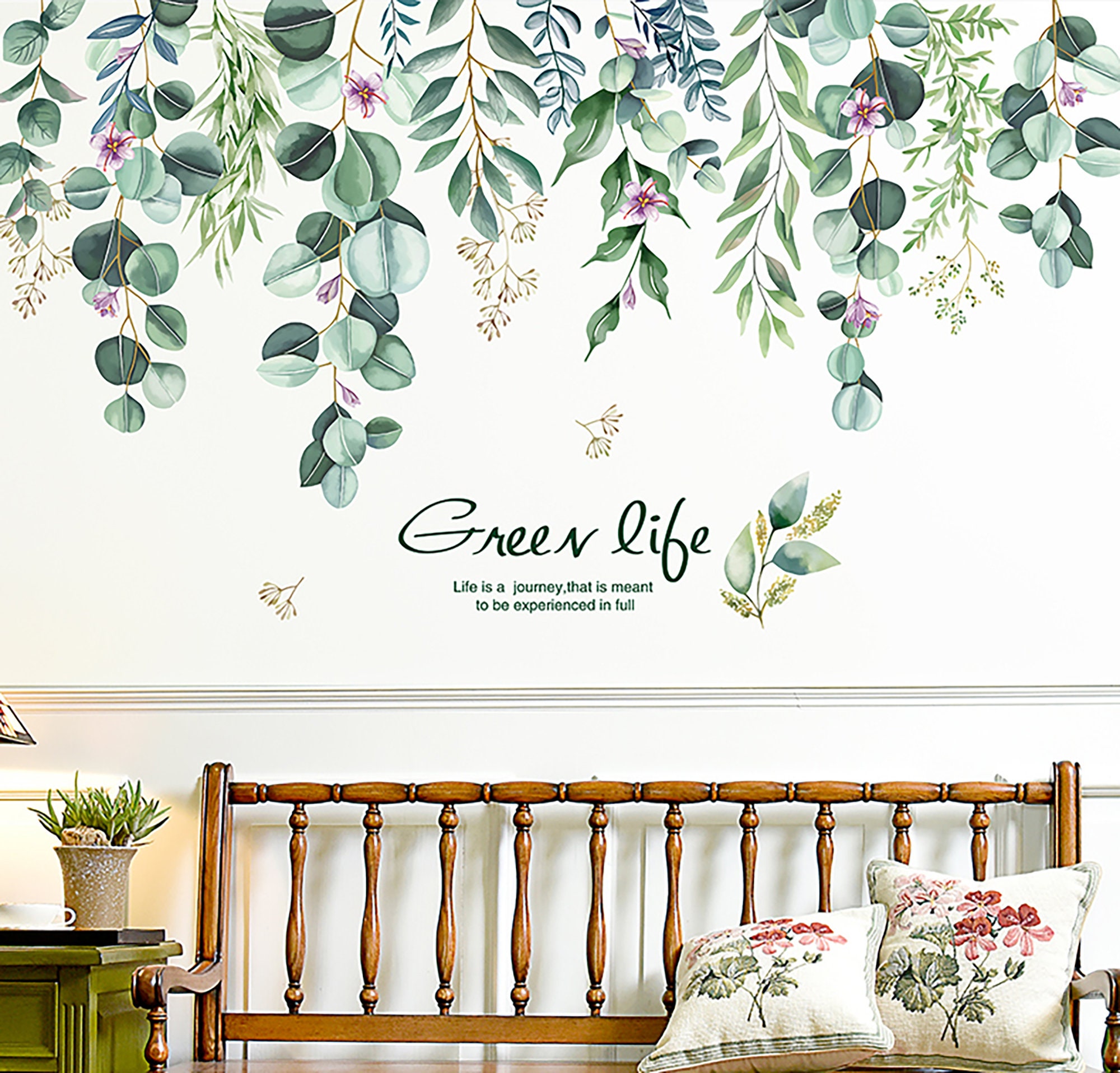 Just Floral You Flower Nature Garden Vinyl Wall Decal For Bedroom