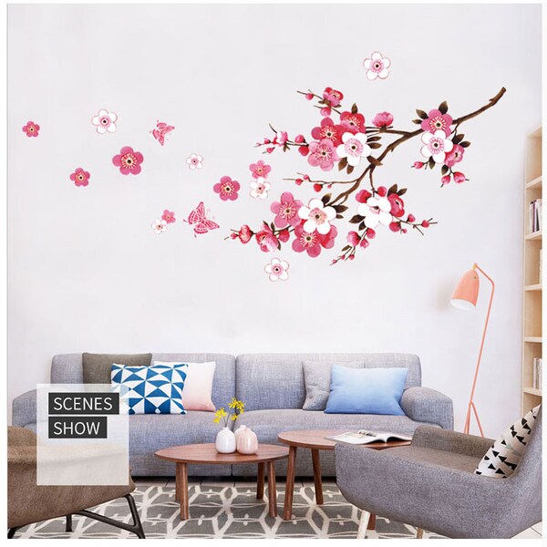 Cherry Blossom Wall Decal Etsy