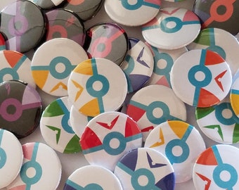 Voltron 1.25" buttons