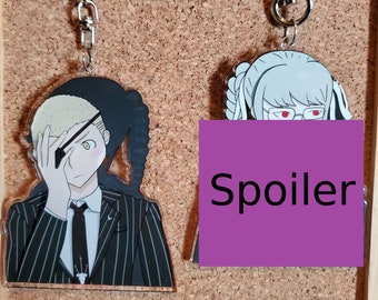 DR 2 Fuyuhiko Peko 3 inch clear acrylic charm