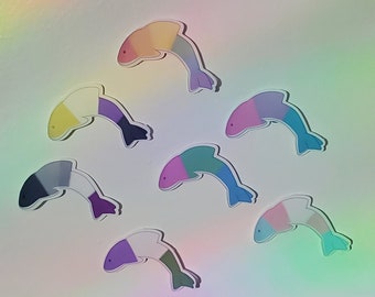 Pride Gummy Shark Vinyl Stickers