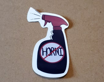Anti horny sticker