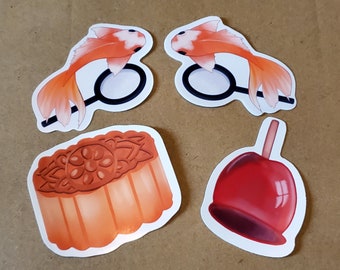 Japanese festival stickers
