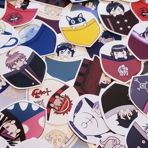 2 inch vinyl anime stickers