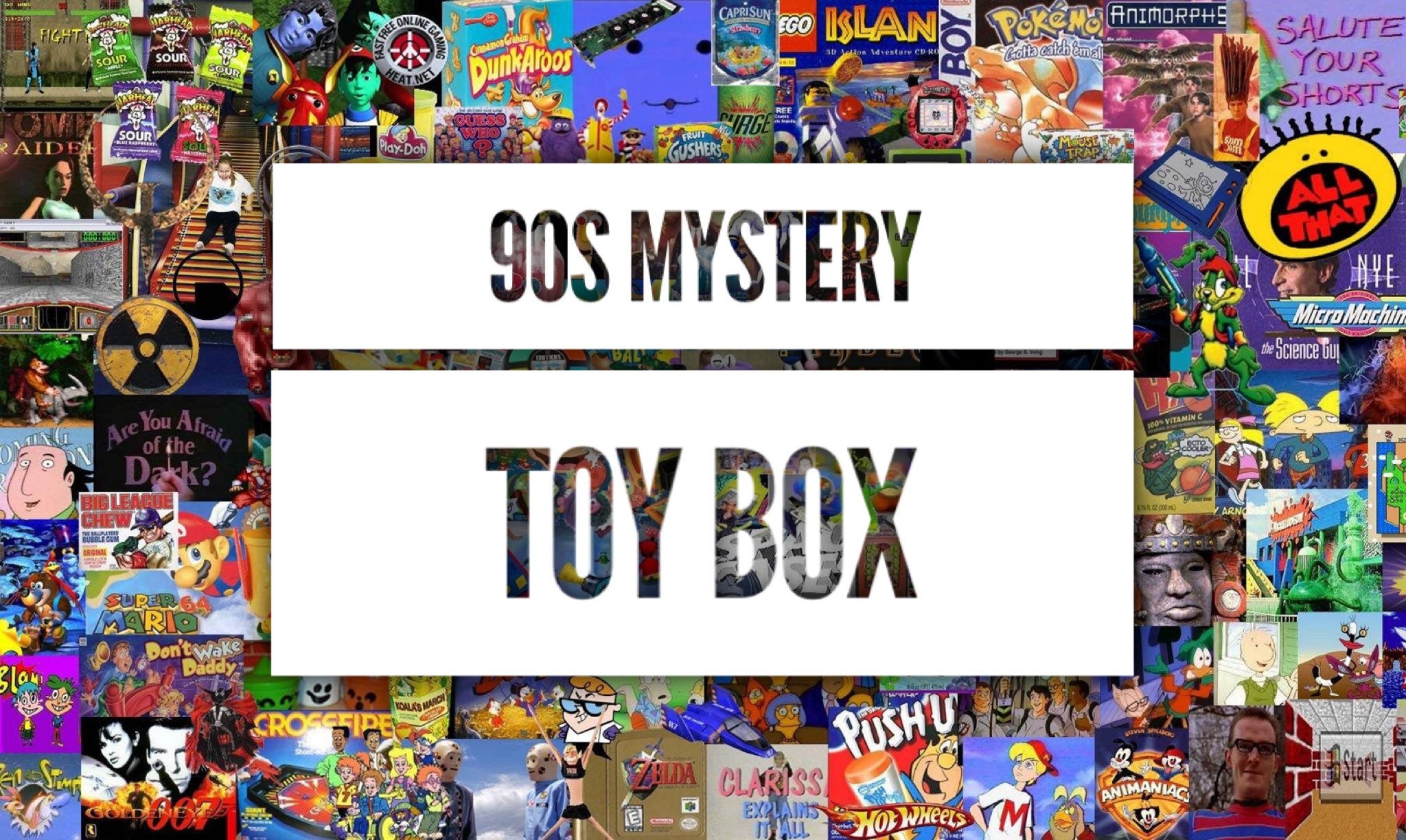 90s Mystery Toy Box silver Package Etsy