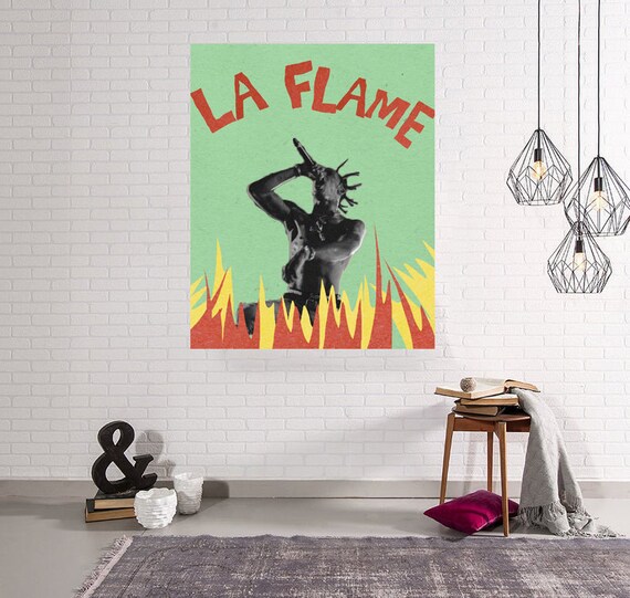 Home Kitchen Travis Scott La Flame Poster Print Decor Art Gift Handmade Products Smkbinaputracihampelas Sch Id
