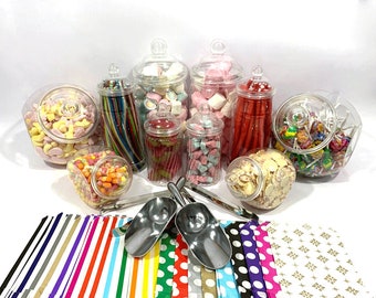 Candy Buffet Jars Etsy