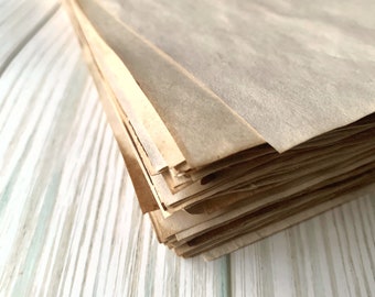16x20 Hand Dyed Paper, Antique Paper, Aged Paper, Coffee Stained Paper,Old Paper, Spell Paper, Junk Journal Paper,Vintage Paper,Grunge Paper