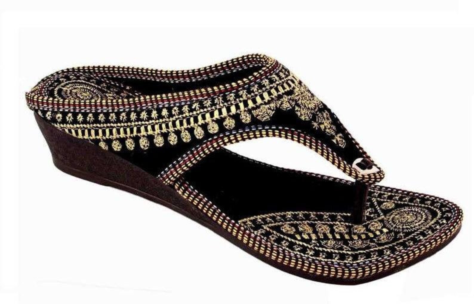 TOP Quality Indian Women Flat Mojari Rajasthani Sandal Juti Etsy