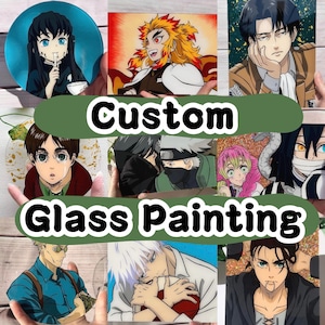 Glass painting customization / Custom animated glass painting