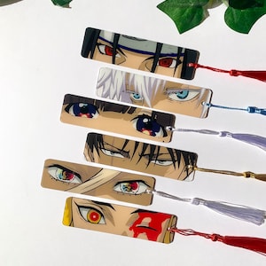 anime bookmark / glass painting bookmark / bookmark / custom