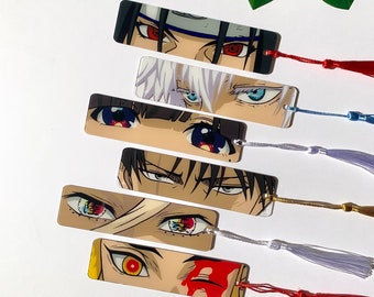 anime bookmark / glass painting bookmark / bookmark / custom