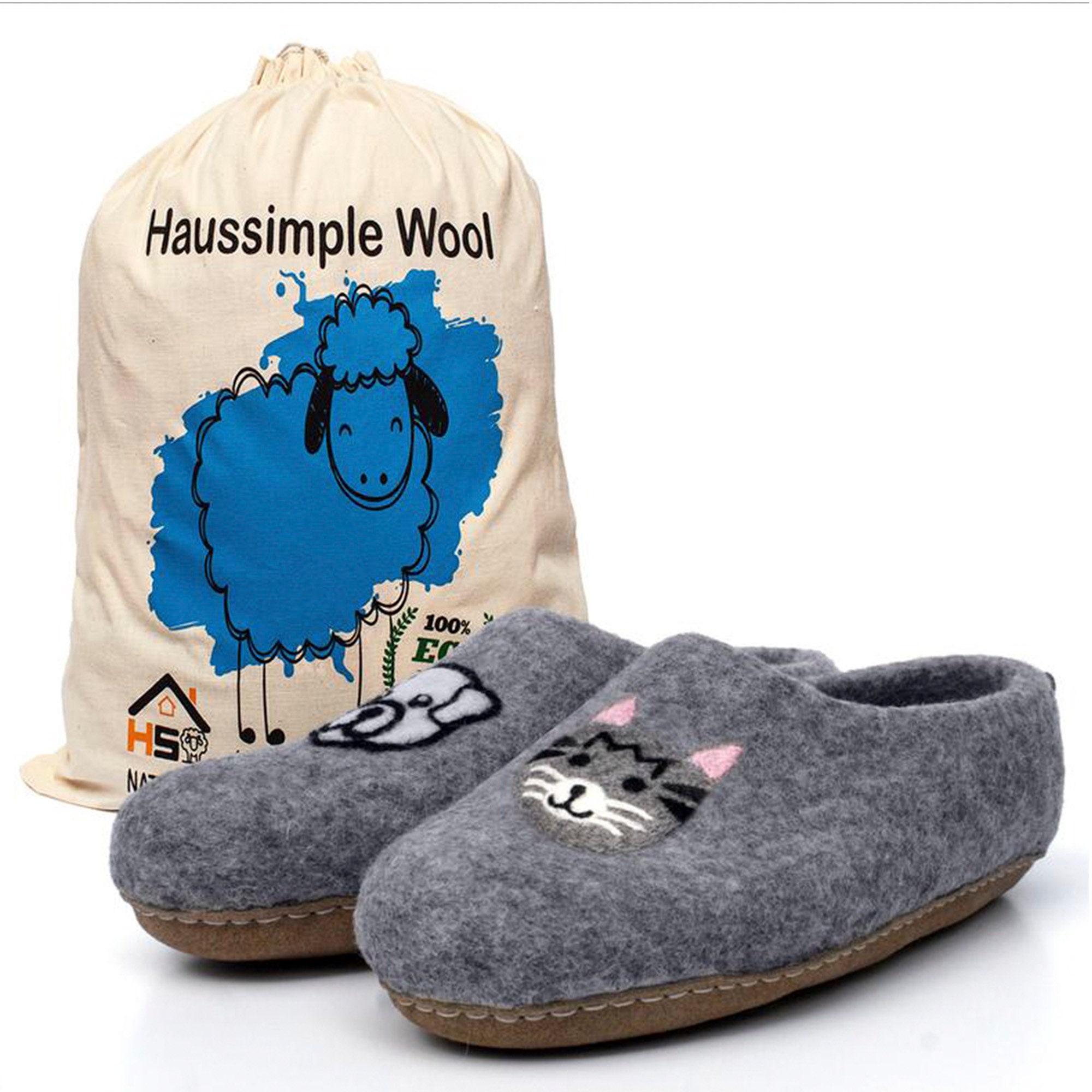 soft woolen slippers