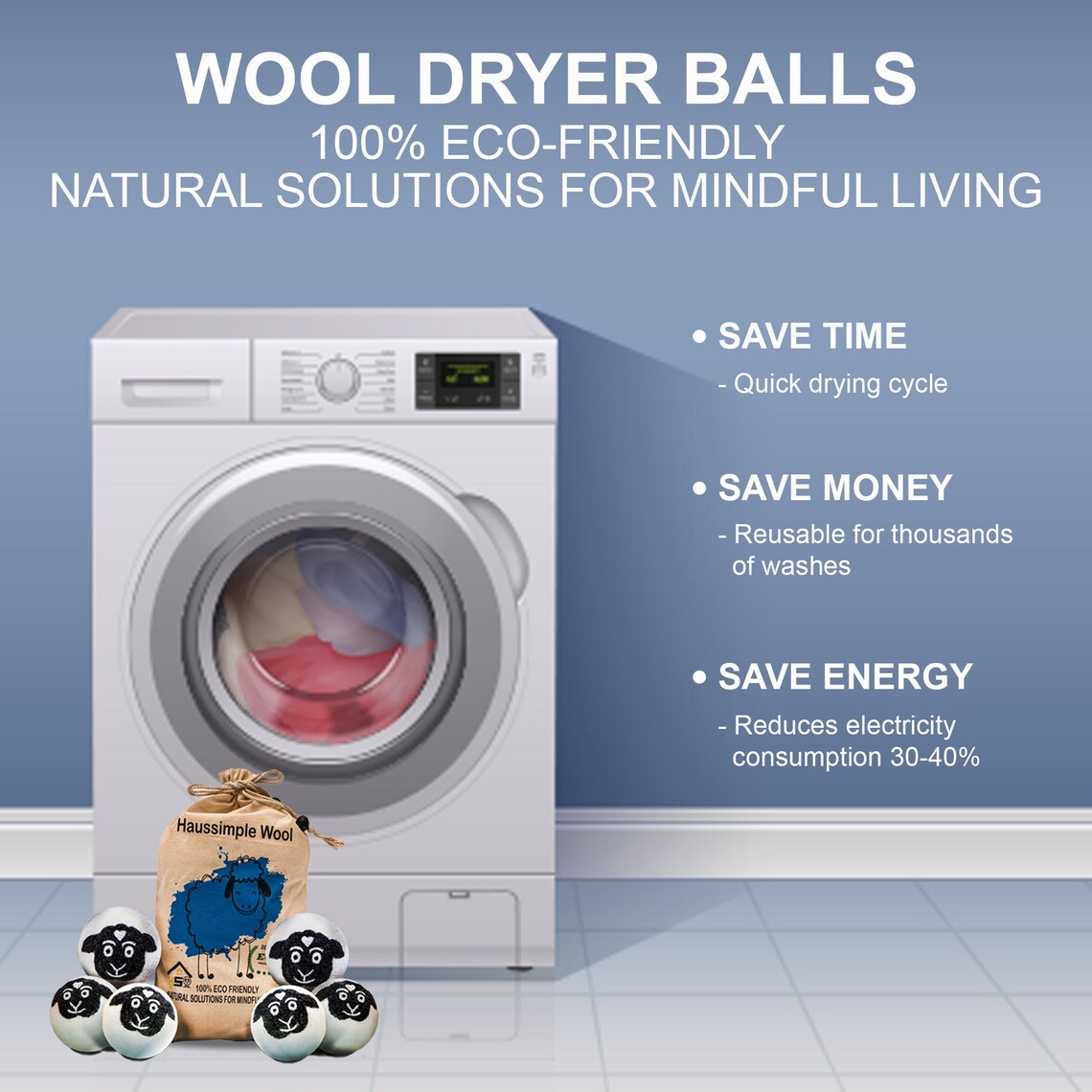 Wool Dryer Balls Felt Dryer Balls Large Dryer Balls Etsy