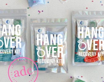 The Original Hangover Kit || Hangover Recovery Kit || Hangover Glam Kit || Bachelorette Party Favor || Bachelorette Party || Girls’ Night