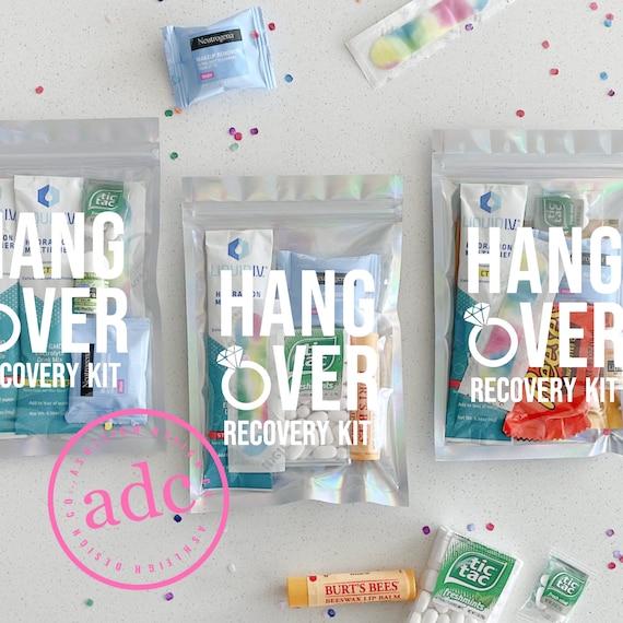 The Original Hangover Kit || Hangover Recovery Kit || Hangover Glam Kit ||  Bachelorette Party Favor || Bachelorette Party || Girls’ Night