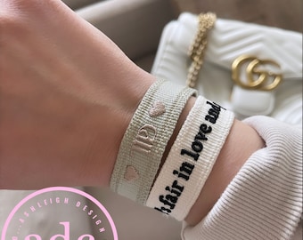 TTPD Bracelet || Designer Friendship Bracelet || Customizable Woven Embroidered Bracelet || Taylor Swift