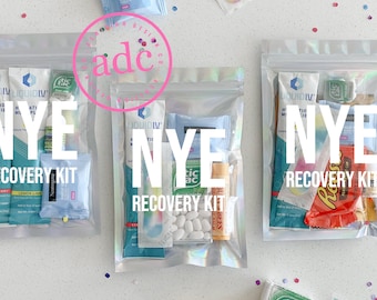 NYE Bash Hangover Kit || NYE Recovery Kit || Hangover Glam Kit || New Years Eve Party Favor || NYE Party || Happy New Year