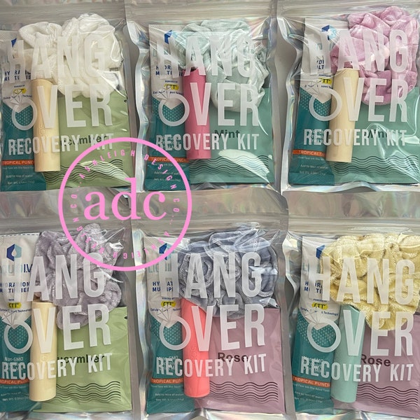 Babe Series Hangover Kit || Hangover Recovery Kit || Bachelorette Party Favor || Bachelorette Party || Babe