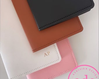 Monogram Passport Cover || Passport Holder || Personalized Leather Passport Holder