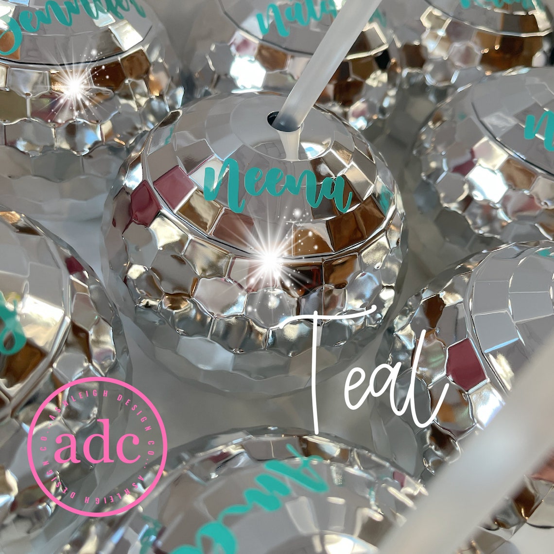 Disco Ball Drink Tumbler Disco Ball Party Favor Etsy