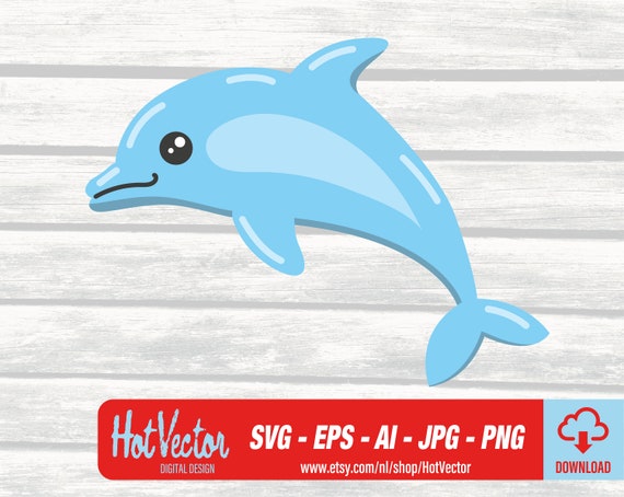 Dolphin Digital Download Svg Ai Eps Png Jpg Free Etsy