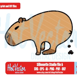 capybara poop, digital download, ai, eps, png, jpg, dxf, silhouette studio, svg, free commercial use