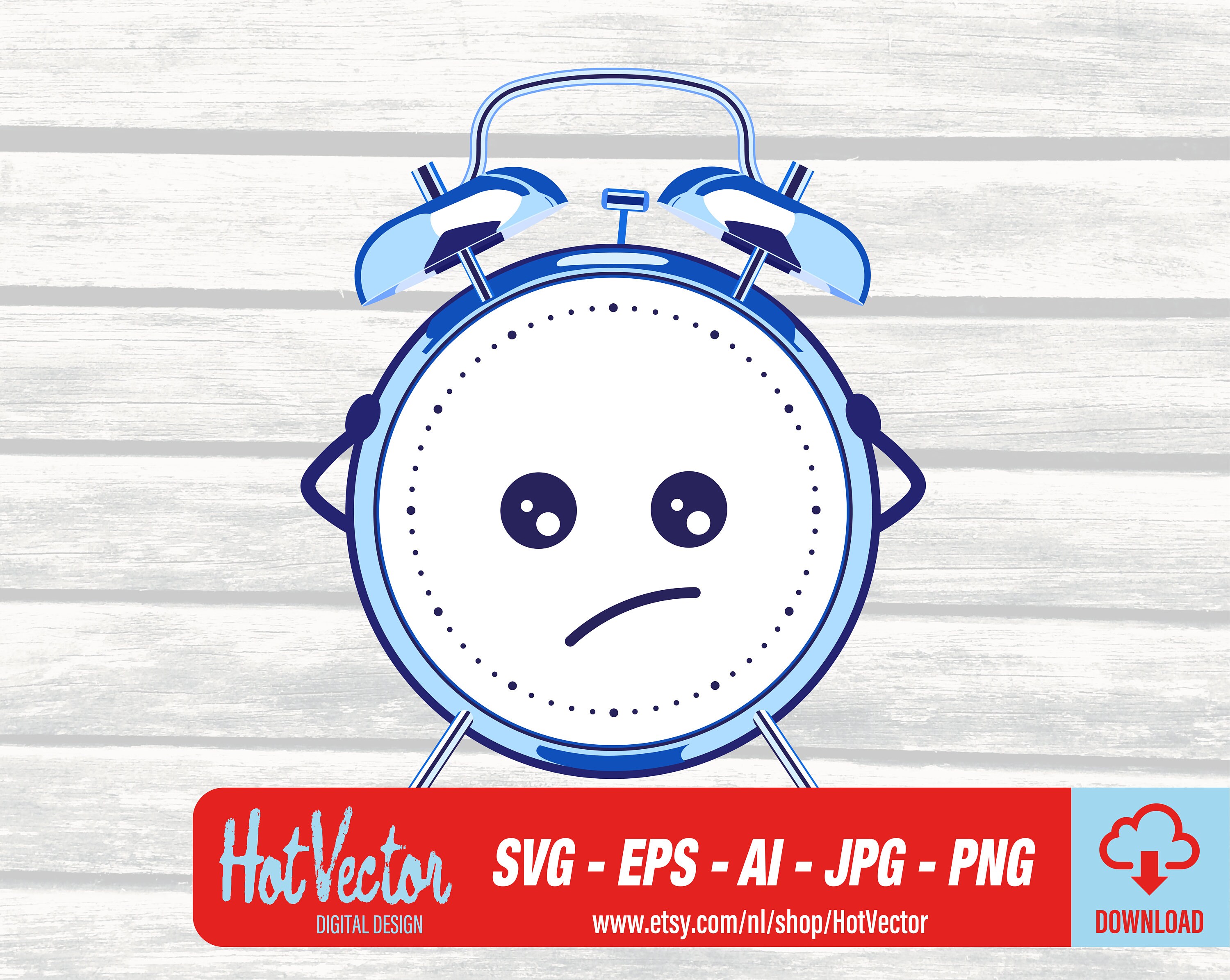 Cute Alarm Clock Emoji Digital Clipart Ai Eps Png Jpg Etsy Canada