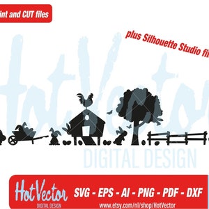 Paashazen digitale clipart display, plotter en printbestanden, commercieel gebruik, instant download, clip art cut-bestand voor crafters