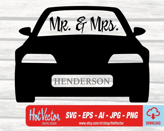Download Free Wedding Car Svg Digital Download Svg Ai Eps Png Jpg Etsy SVG Cut Files