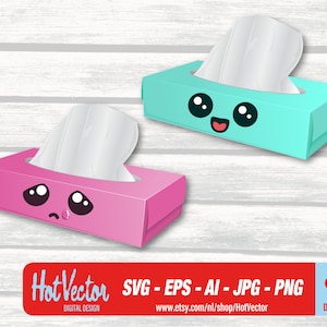 Tissue box images - DIGITAL DOWNLOAD - ai, eps, png, jpg - free commercial use
