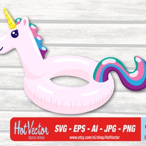 Unicorn clipart - DIGITAL DOWNLOAD - ai, eps, png, jpg - free commercial use