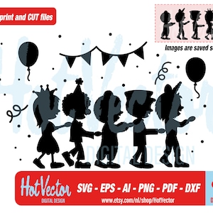 Carnaval partij digitale clipart set, plotter print bestanden, svg, dxf, png, eps, ai, gratis commercieel gebruik, instant download, diy cut craft