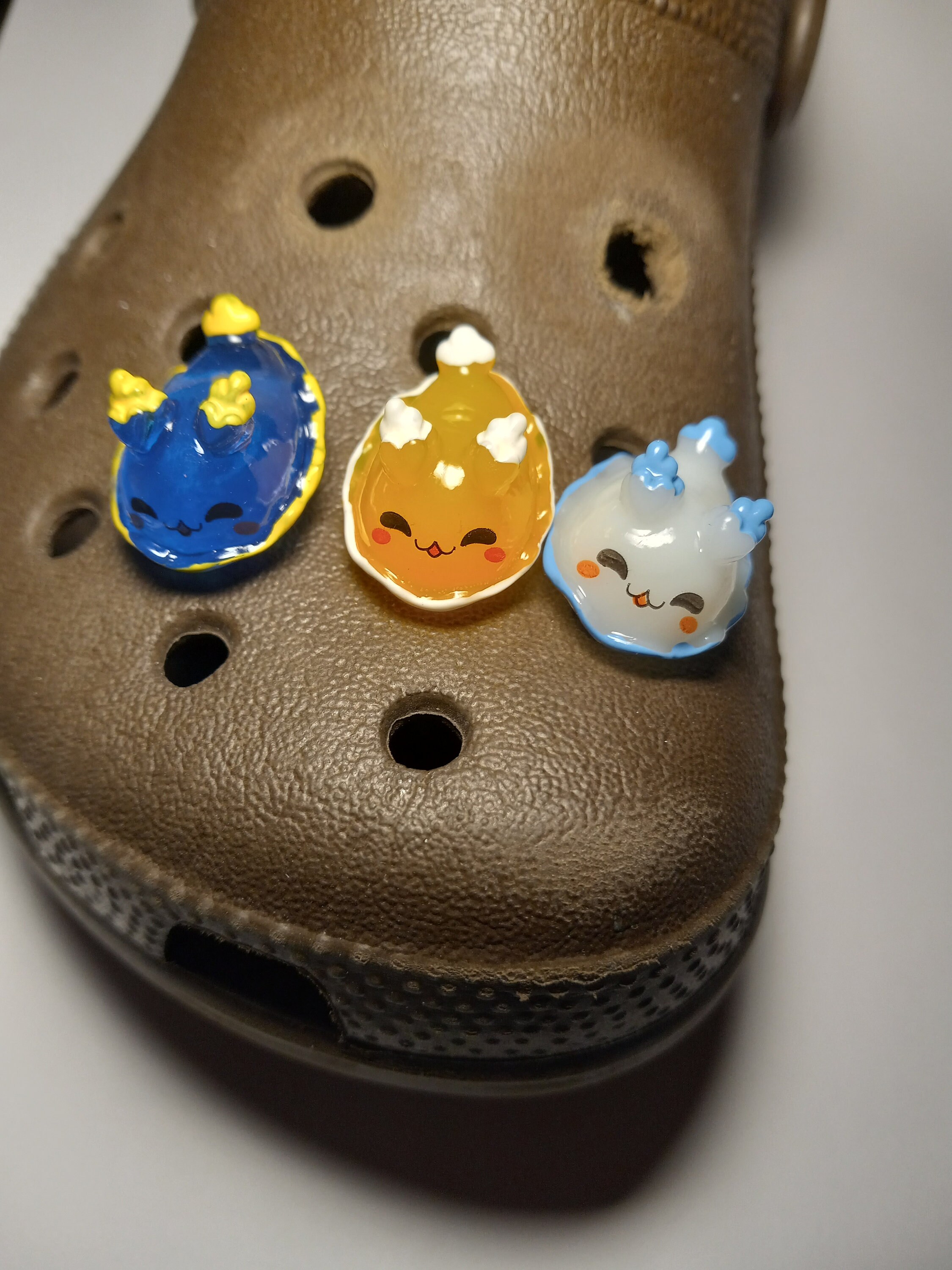 Handmade Shoe Charm for Rubber Clogs - Nudibranch- Teenager, teen, animal, Christmas gift, Sea Slug, Under Water, Sea, Ocean