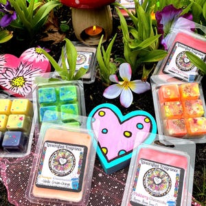 Scented Soy Wax Melts, Handcrafted 6-Pack Cubes, Strong Fragrance