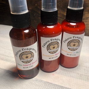 Fabric Fragrance Spray, Spray fragrance, scented room/fabric spray.